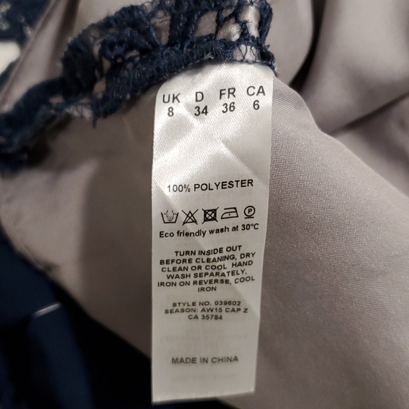 Lined lace blouse - Picture 6 of 6